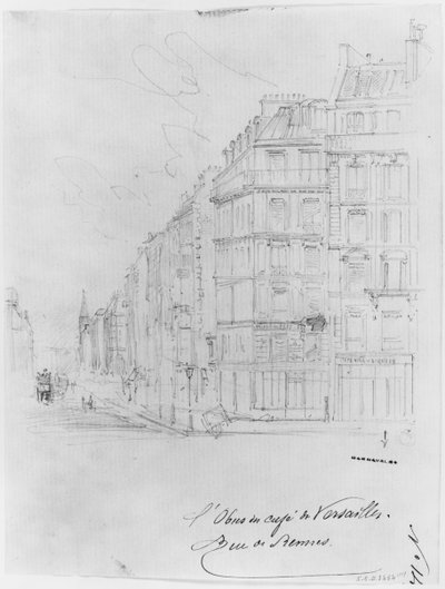 Album of the Siege of Paris, Shell of Cafe de Versailles, rue de Rennes by Gustave Dore